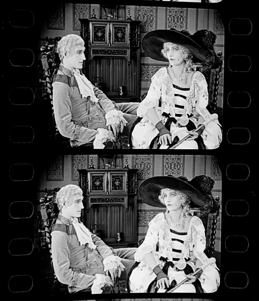 Frame de filme restaurado pela Icosaedro Digital